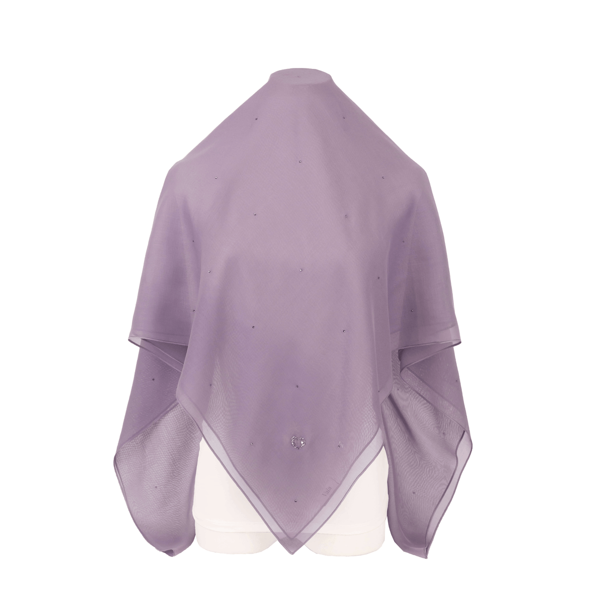 Love Vala Bucu Square Scarf in Plum Crazy