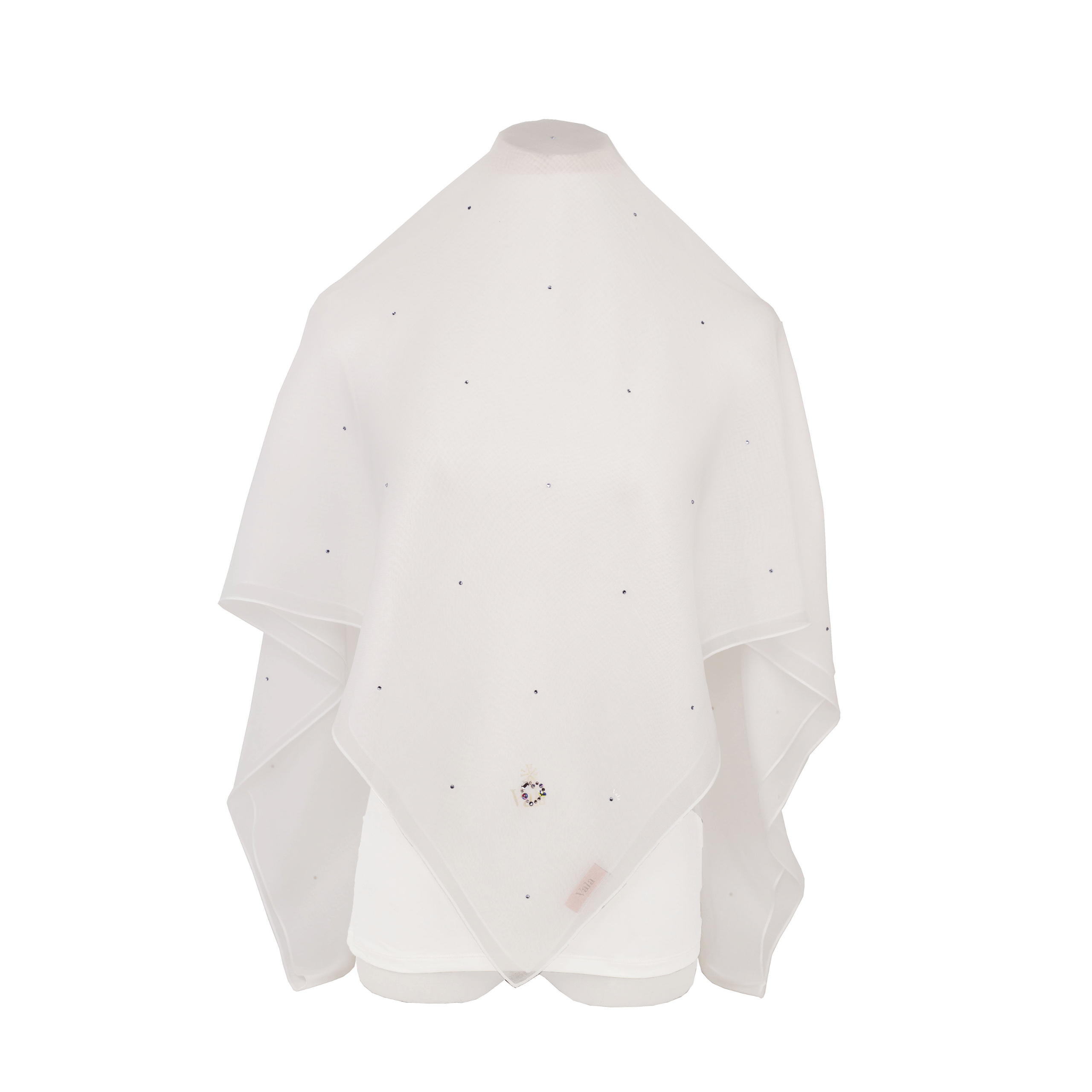 Love Vala Bucu Square Scarf in Off White