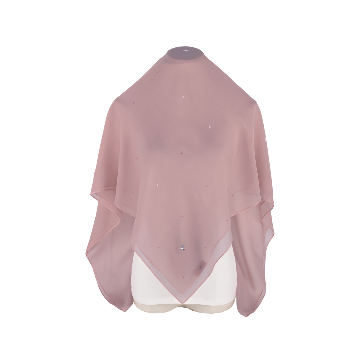 Siara V°3 Square Scarf in Moist Grape