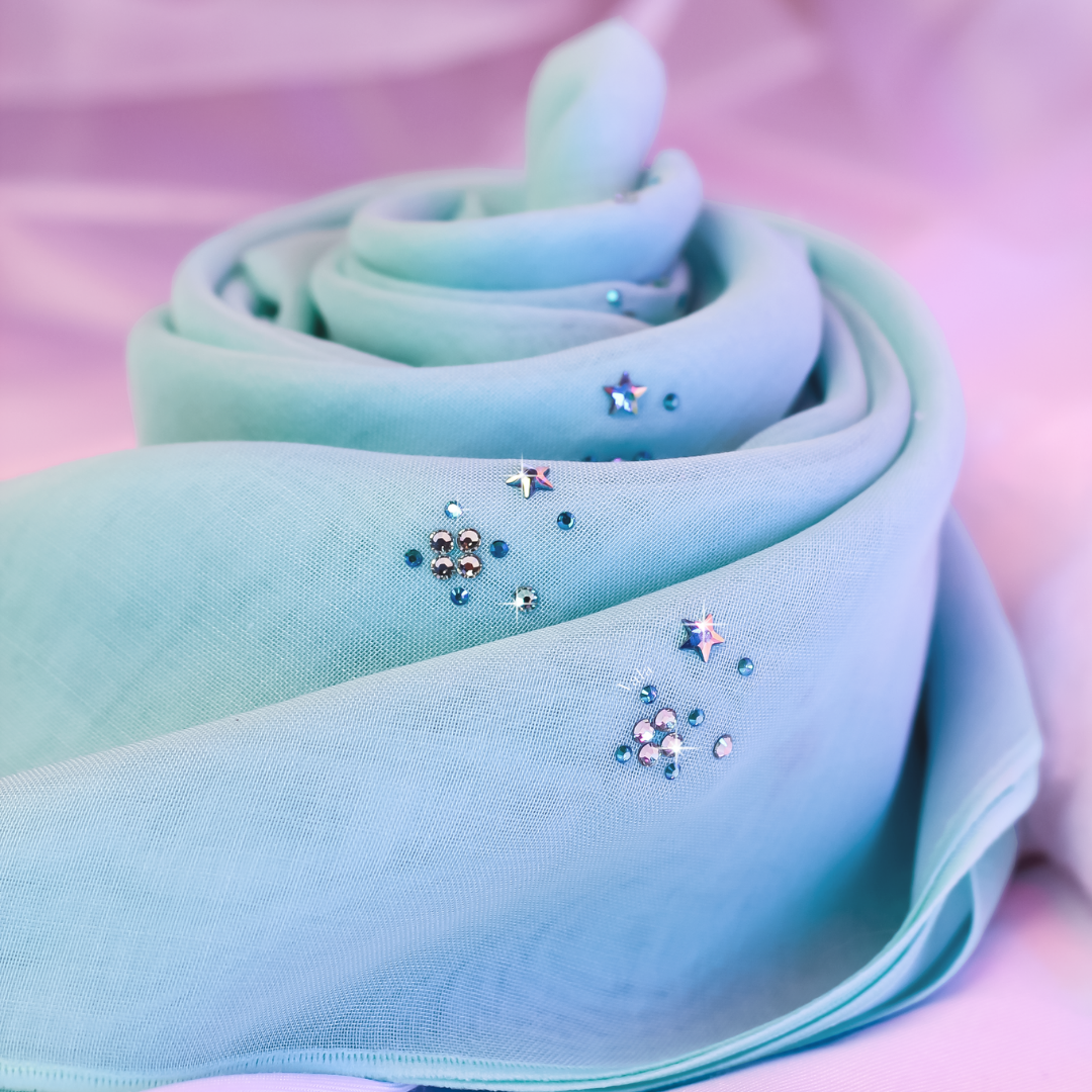 Dreamy Kristar Square Scarf in Spring Splash