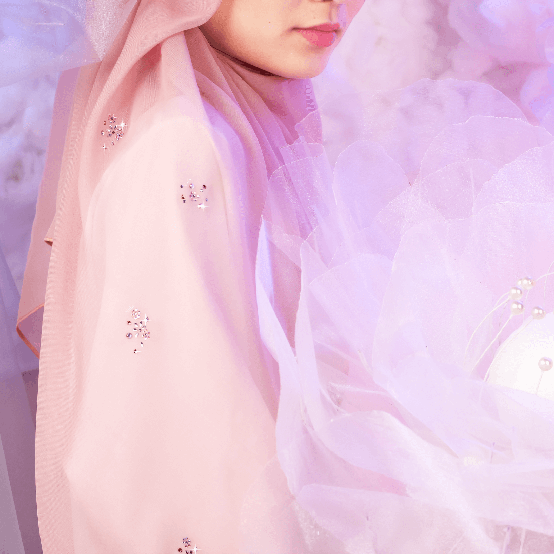 Tudung Bawal Spring Beauty Bidang 46 Raya Collection