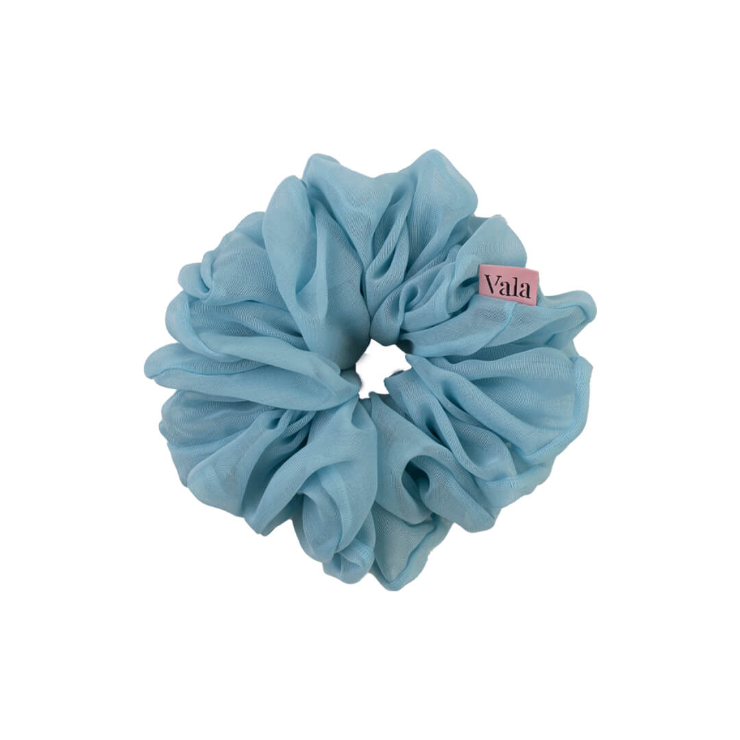 Midi Scrunchie in Sky Blue