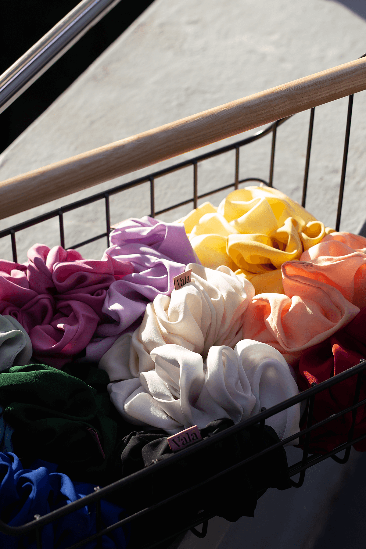 Vala Handmade Silk Scrunchies for Girls