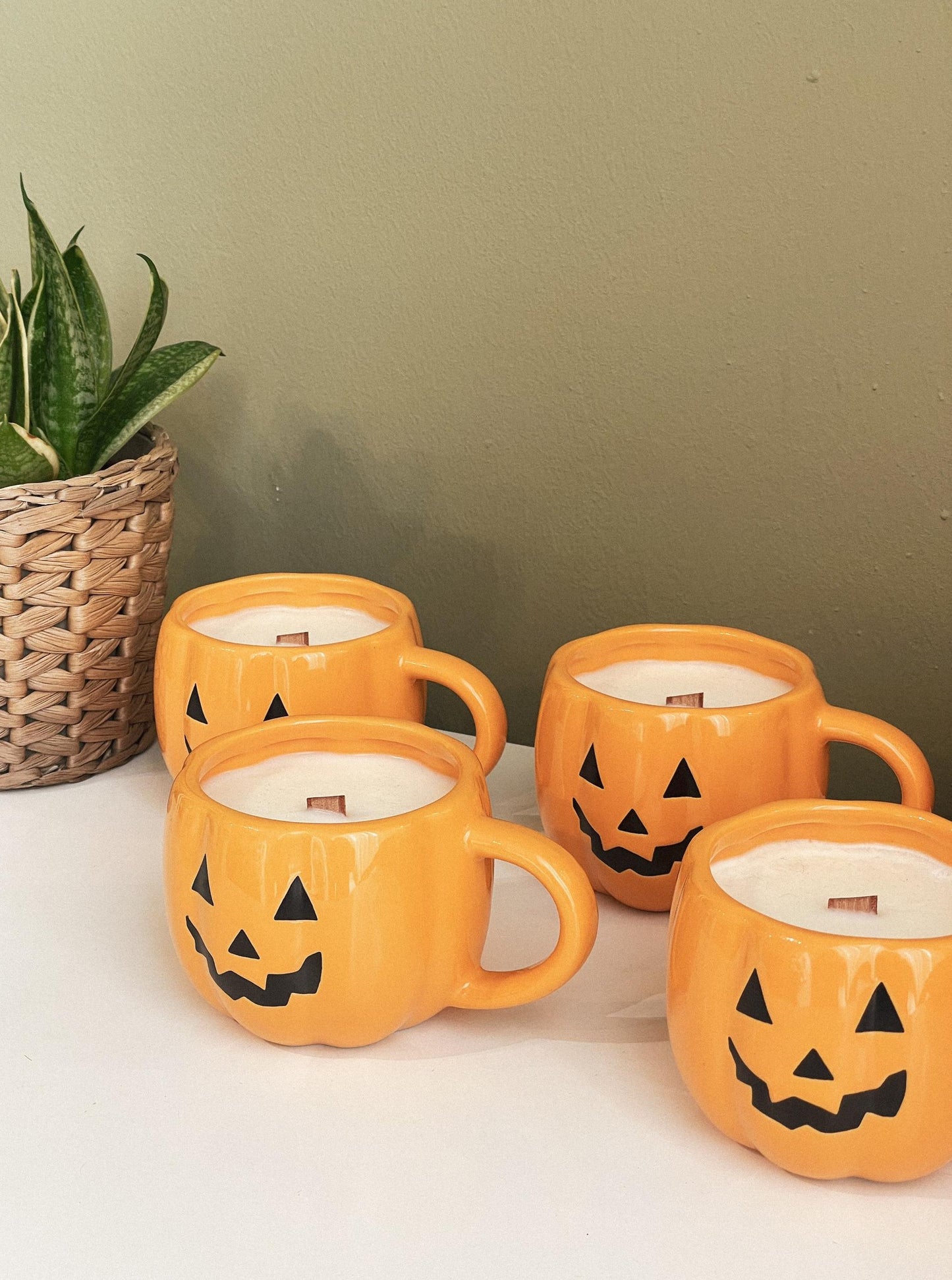 Halloween Pumpkin Jar Candle The Fleuri
