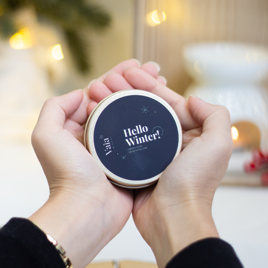 Hello Winter Travel Candle