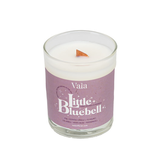 65G Glass Candle Little Bluebell