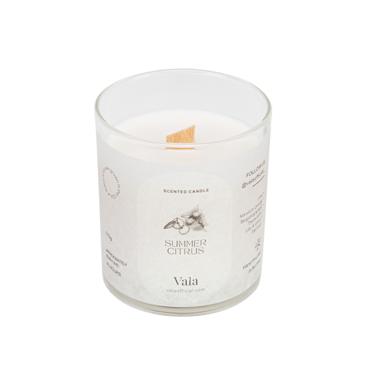 175G Glass Candle Summer Citrus