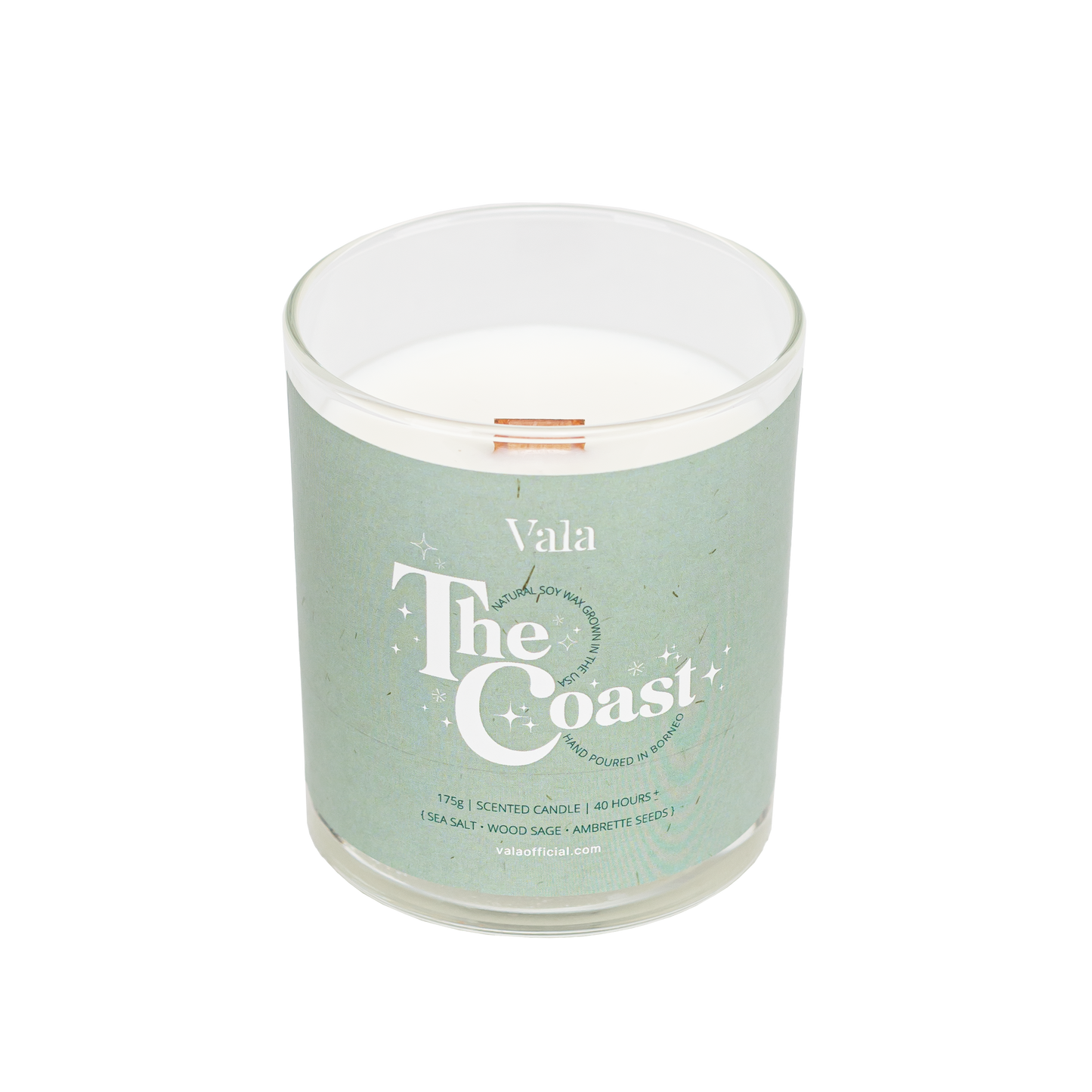 175G Glass Candle The Coast