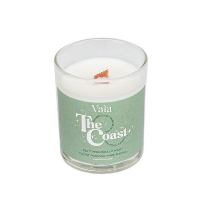 65G Glass Candle The Coast